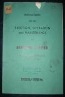 Bardons & Oliver # 3,5,7 Maintenance & Operation Manual